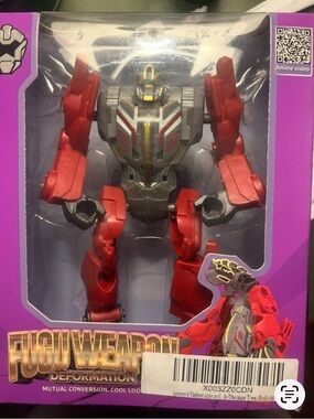 Deformation Red Robot Action Figure - Kids Toys